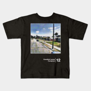 Kendrick Lamar - Compton / Minimal Graphic Artwork Design Kids T-Shirt